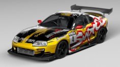 Toyota Supra Racing 3D Model