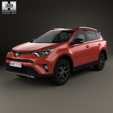 Toyota RAV4 SE 2016 3D Model