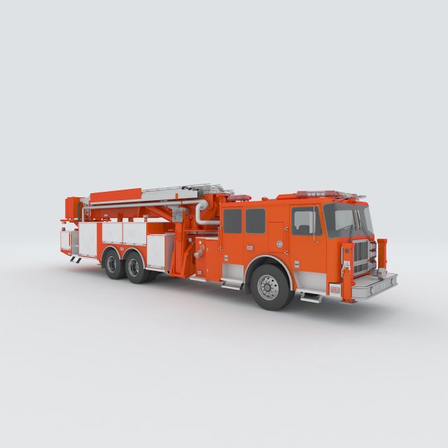 Vehicles – fire truck 02 3D Model