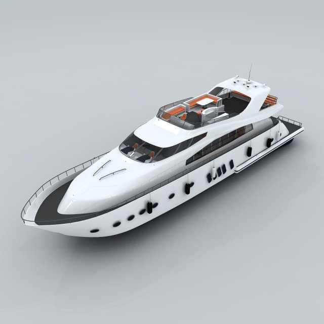 Transportation – Yacht 17 3D Model