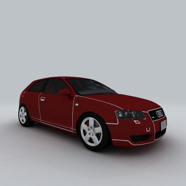 Vehicle Cars 6155 3D Model