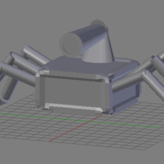 Spider Box 3D Print Model