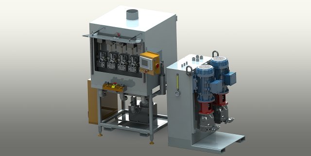 HYDRAULIC TAPPING MACHINE 3D Model