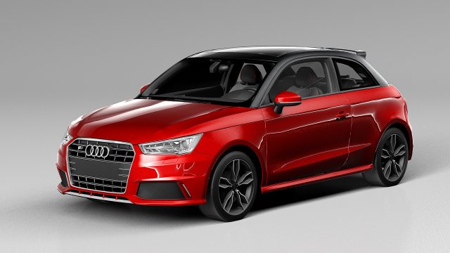 Audi S1 2016 3D Model