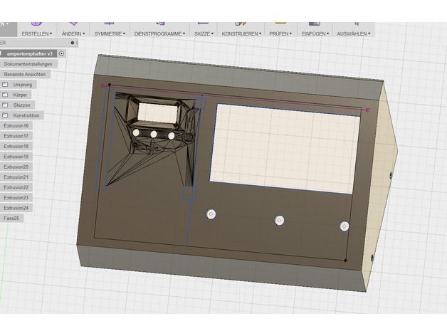 Controlpanel for Ikea Lack Graphic Smart LCD Controllerand  W1209 3D Print Model