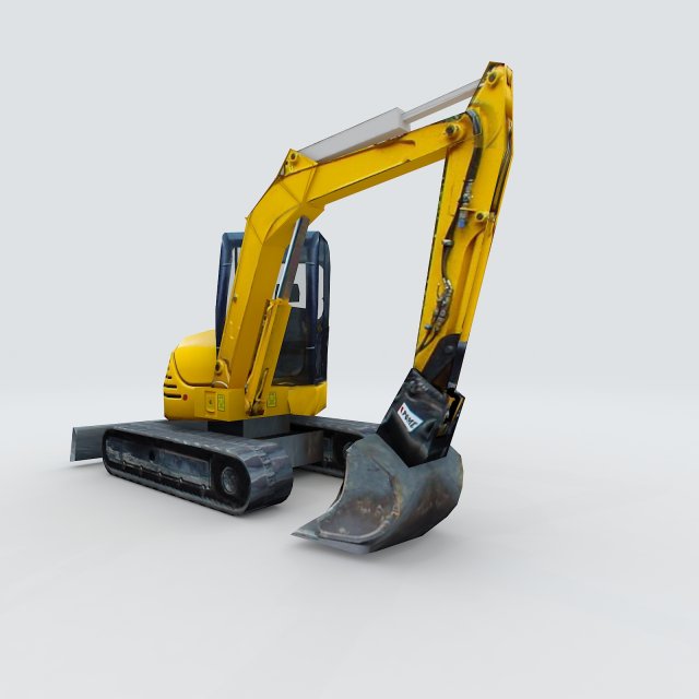 Vehicle Excavator 35917 3D Model