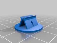 Numbered Stands for Gloomhaven 3D Print Model