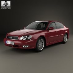 Subaru Legacy 1998 3D Model