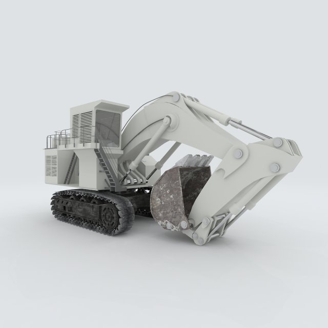 Vehicle Excavator 54 3D Model