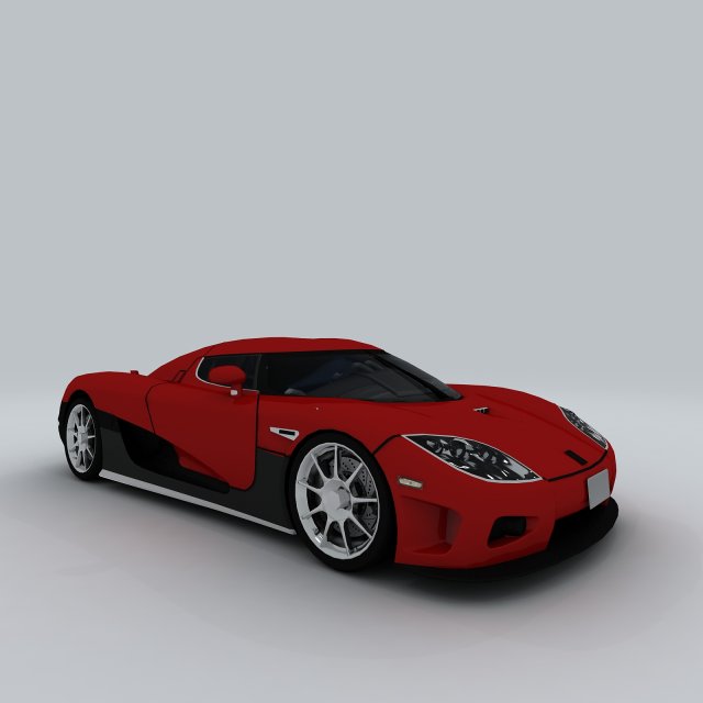 Vehicle Cars 6166 3D Model