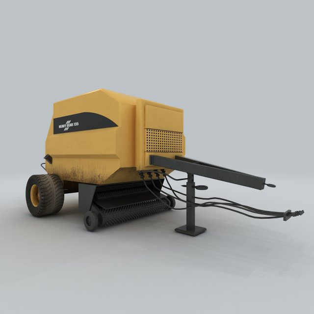 Vehicle – harvester 04 3D Model