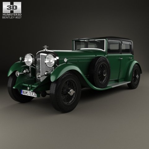 Bentley 8 Litre 1930 3D Model