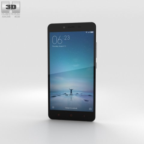 Xiaomi Redmi Note 2 White 3D Model