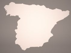 Spain Map 3D Model