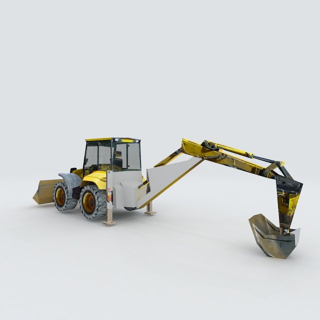 Vehicle Excavator 35969 3D Model