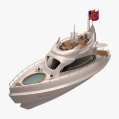 Yacht 01 3D Model
