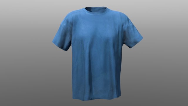 T-shirt low poly model 3D Model