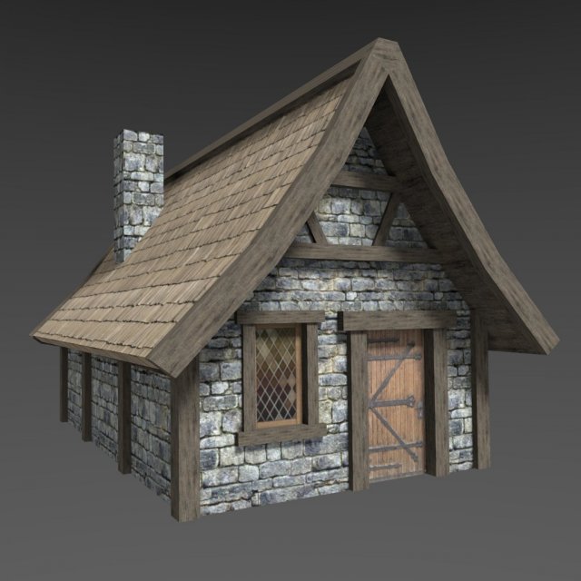 Medieval House 3D Model