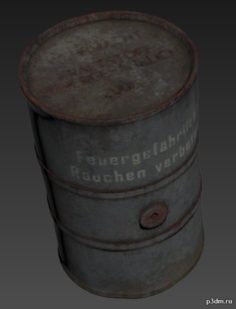 German barrel 3D Model