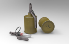 Grenade RG-42 3D Model