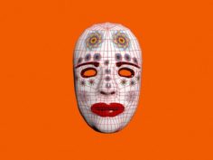 Mask with patterns 3D Model