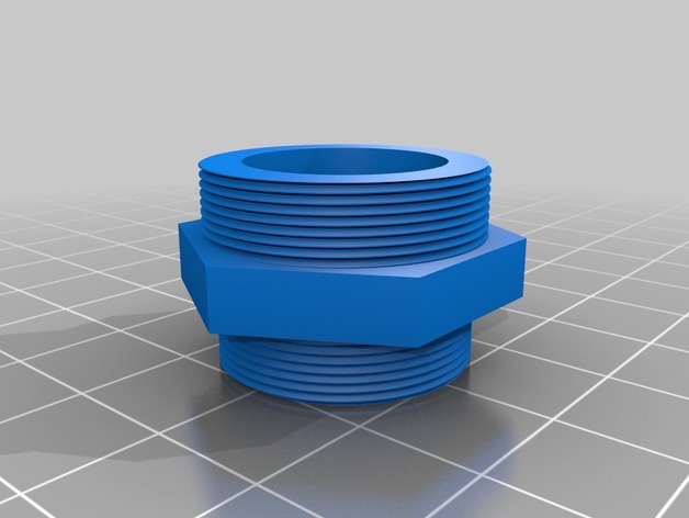 M24 to M22 UK tap adaptor 3D Print Model