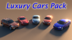 Blender Luxury Cars Pack 3D Model