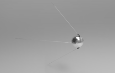 Sputnik-1 ussr 3D Model