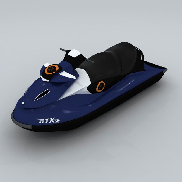 Transportation motorboat 15098 3D Model