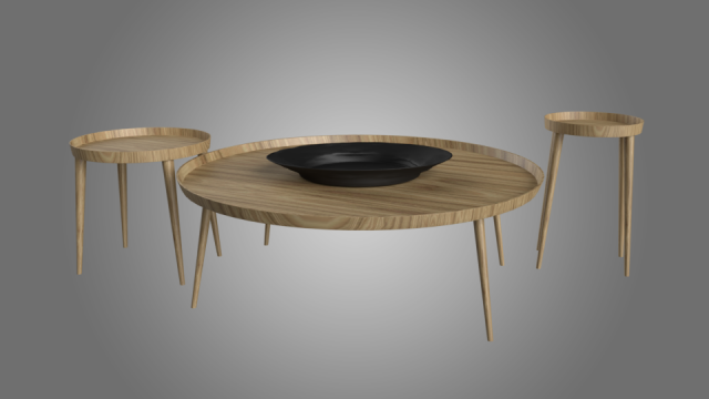 York Casa Coffee Table 3D Model