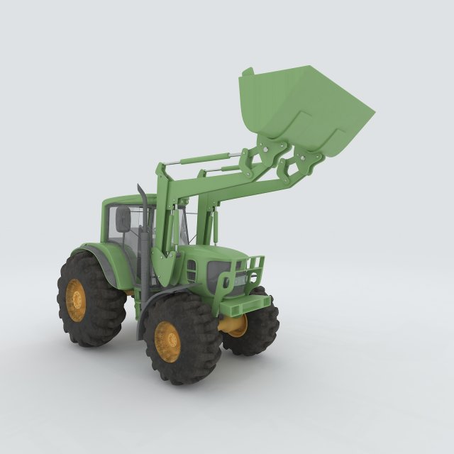 Vehicle mounted Grader 2 3D Model