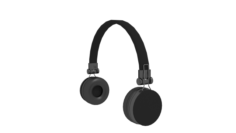 Low-poly headphones 3D Model