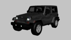 2012 Jeep Wrangler Rubicon 3D Model