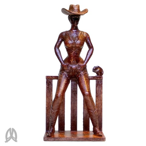 Cowgirl 3D Print Model
