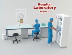 Hospital Laboratory – Scene 2 3D Model