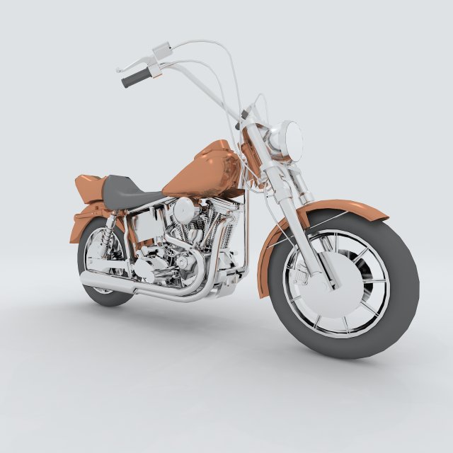 Vehicle Motorcycles 13436 3D Model