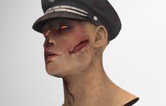 Nazi Zombie 3D Model