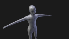Human mesh 3D Model