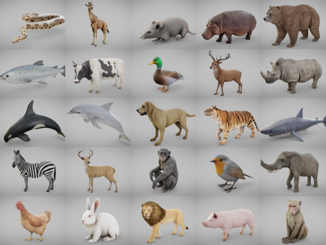 Ultimate Animal Collection 3D Model