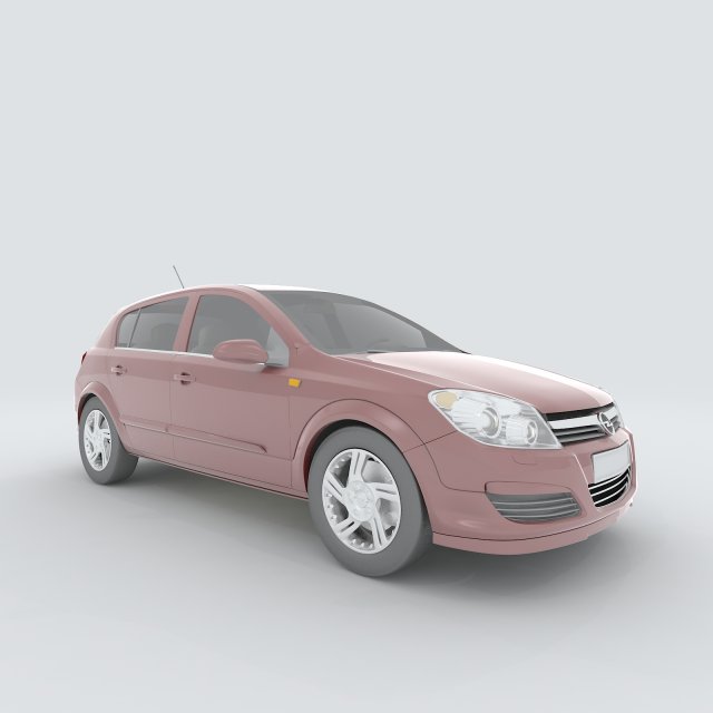 Vehicles – Mercedes-Benz BMW Volkswagen Audi car 01 3D Model