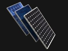 Solar Panel – 3 Types 3D Model