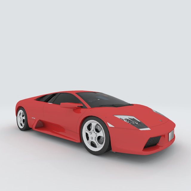 Vehicle – supercar car 44 3D Model