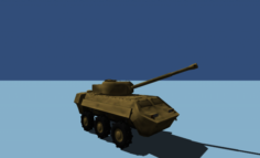 Heavy Armored Personnel carrier 3D Model