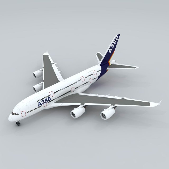 Transportation Aircraft 3D Model