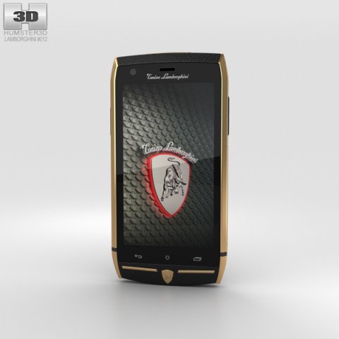 Tonino Lamborghini 88 Gold-Black 3D Model