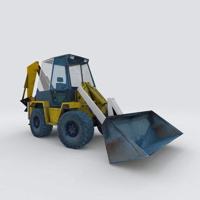 Vehicle Excavator 35971 3D Model