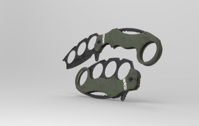 Ballistic Karambit 3D Model