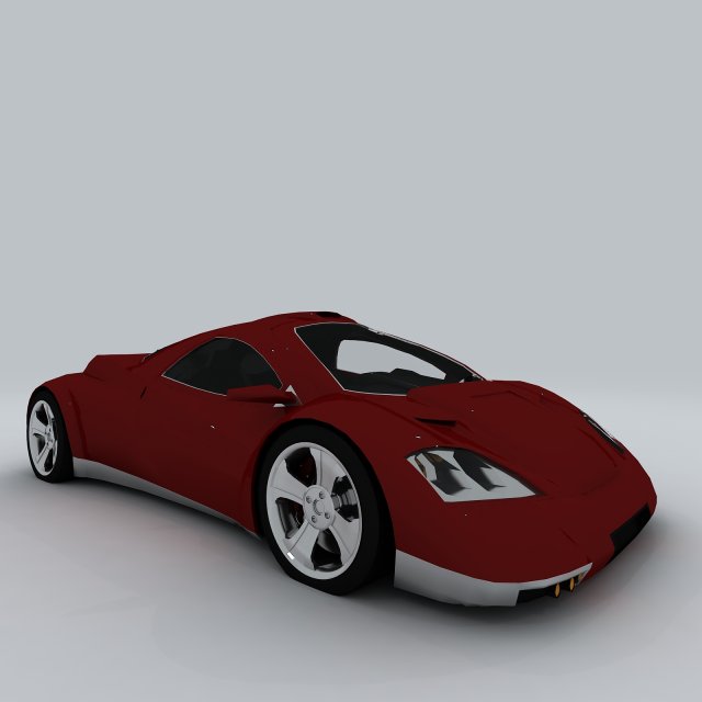 Vehicle – supercar car 07 3D Model