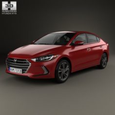 Hyundai Elantra 2017 3D Model