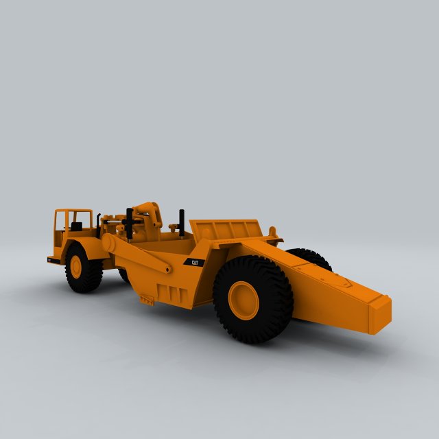 Vehicle – Excavator 02 3D Model